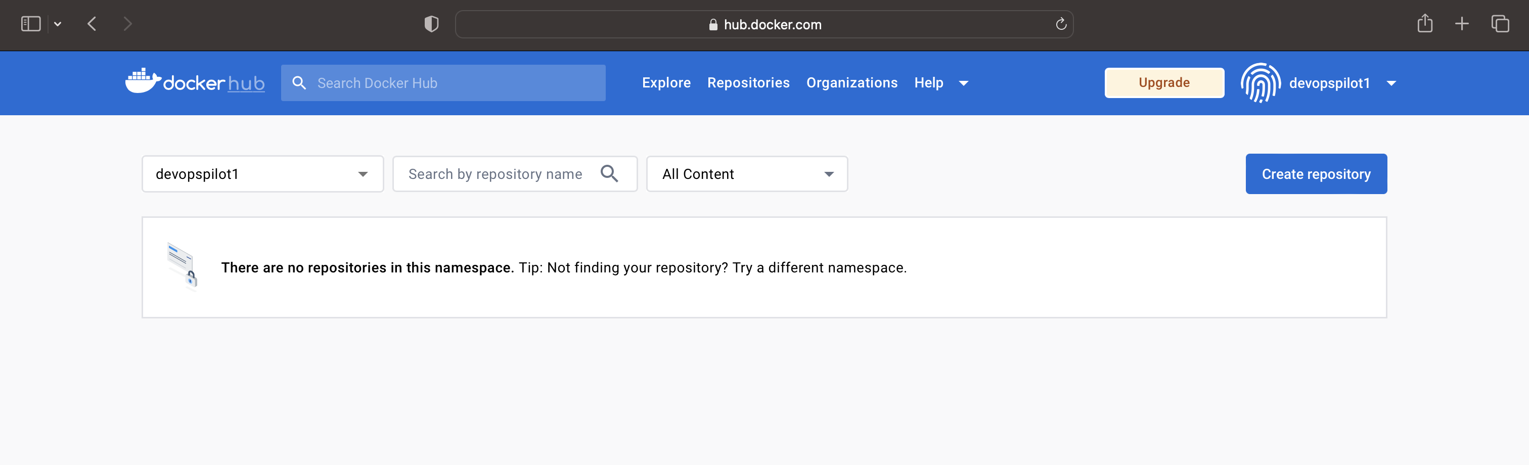 docker-acc-create