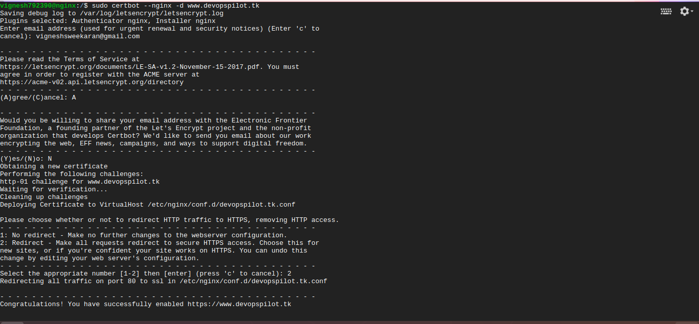 letsencrypt