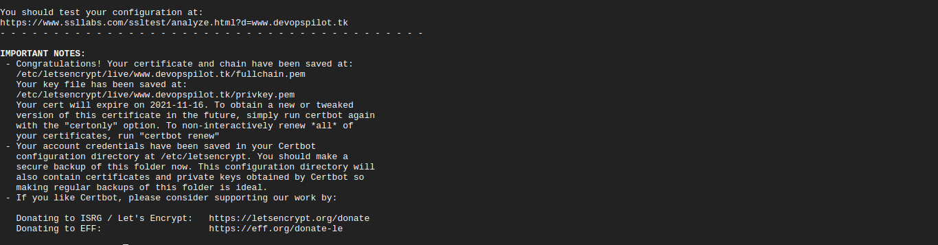 letsencrypt